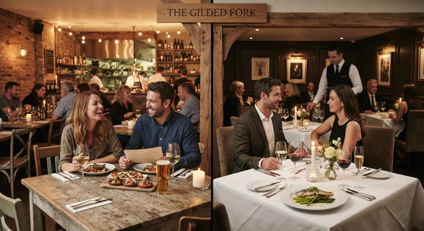 Casual Dining vs. Fine Dining: What Actually Changes Beyond the Price