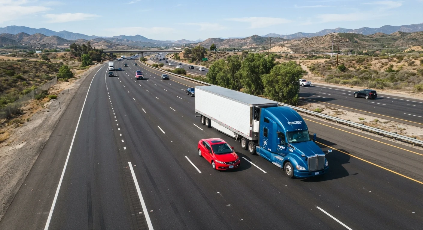 Driving Safely Around Large Trucks and Commercial Vehicles