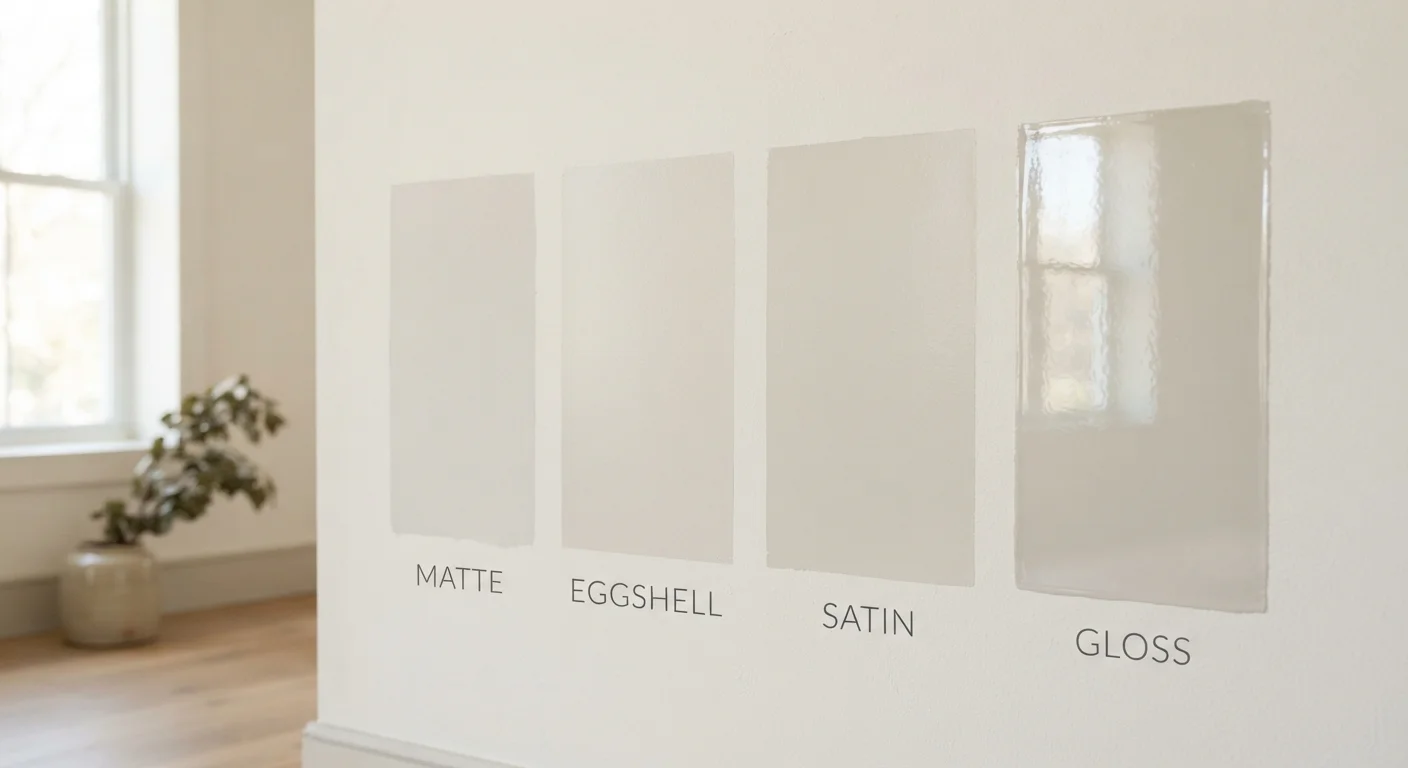 Interior Paint Finishes Decoded: Matte, Eggshell, Satin, and Gloss Compared