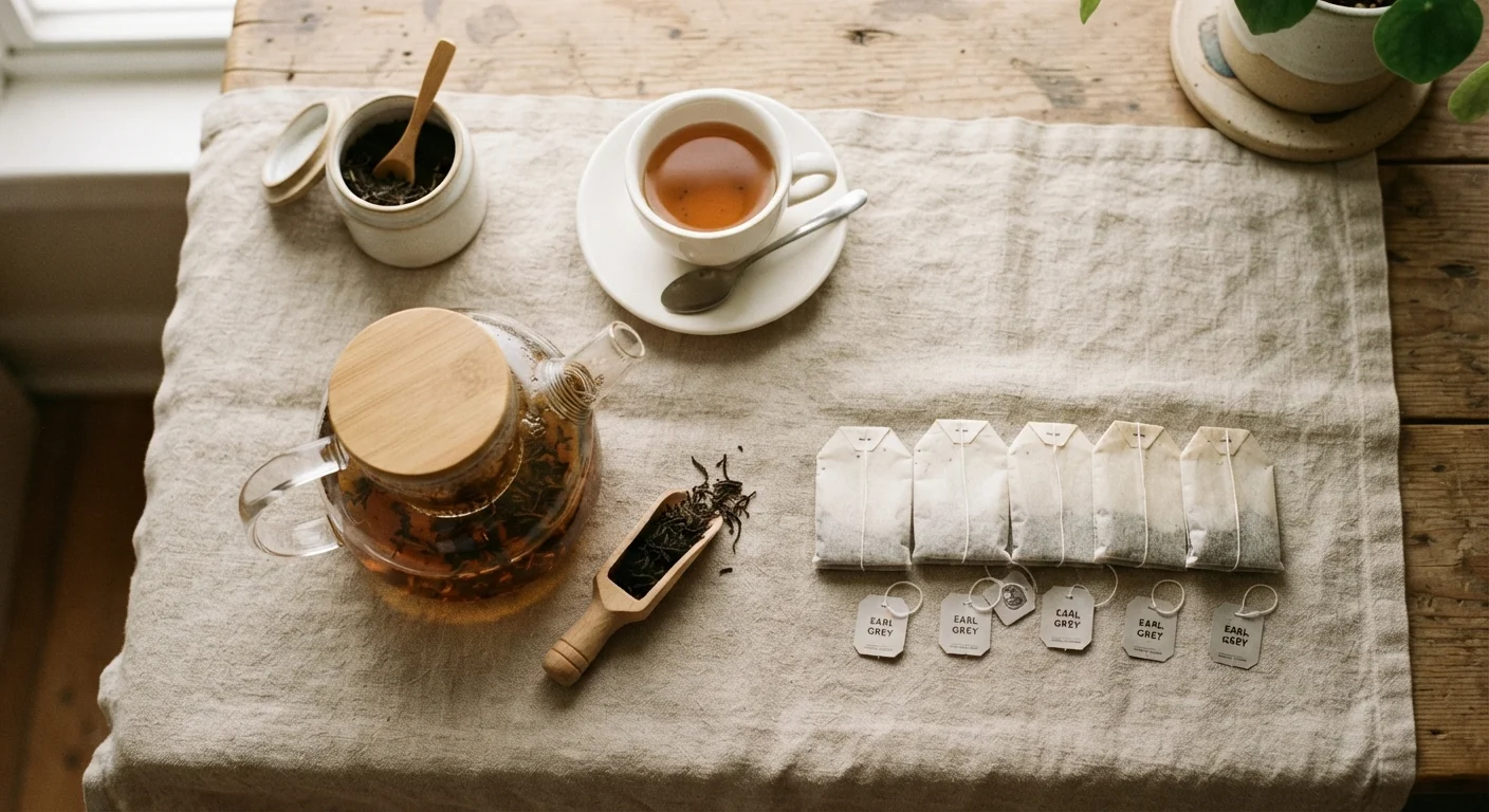 Loose Leaf Tea vs Tea Bags: What Changes in the Cup