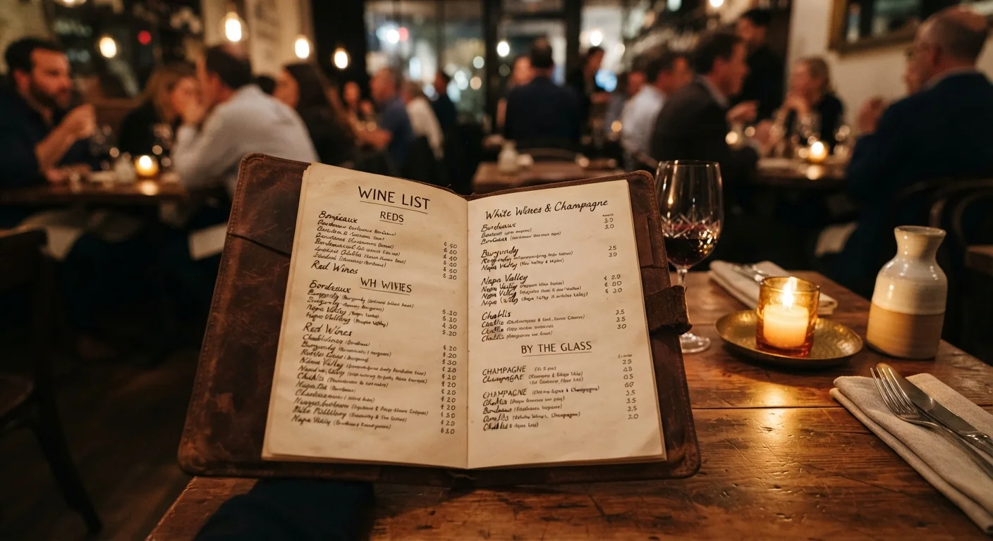 Navigating a Wine List When You're Not a Wine Expert