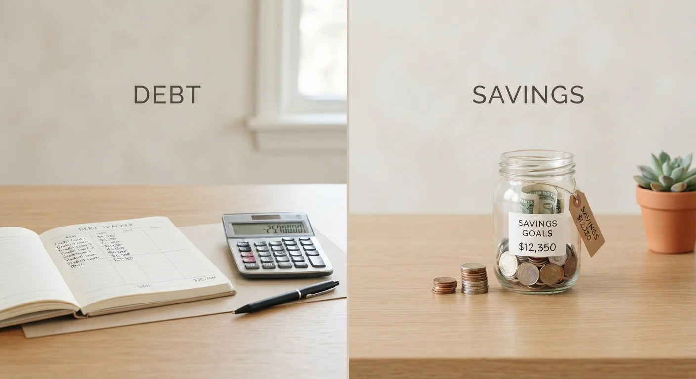 Paying Down Debt vs Building Savings: A Framework for Deciding