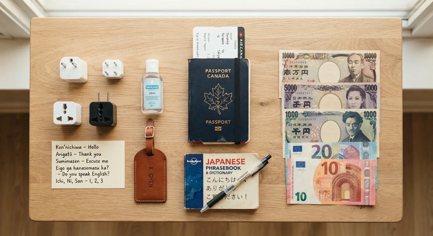 Phrases, Units, and Customs: The Reference Sheet for Travelling in an Unfamiliar Country
