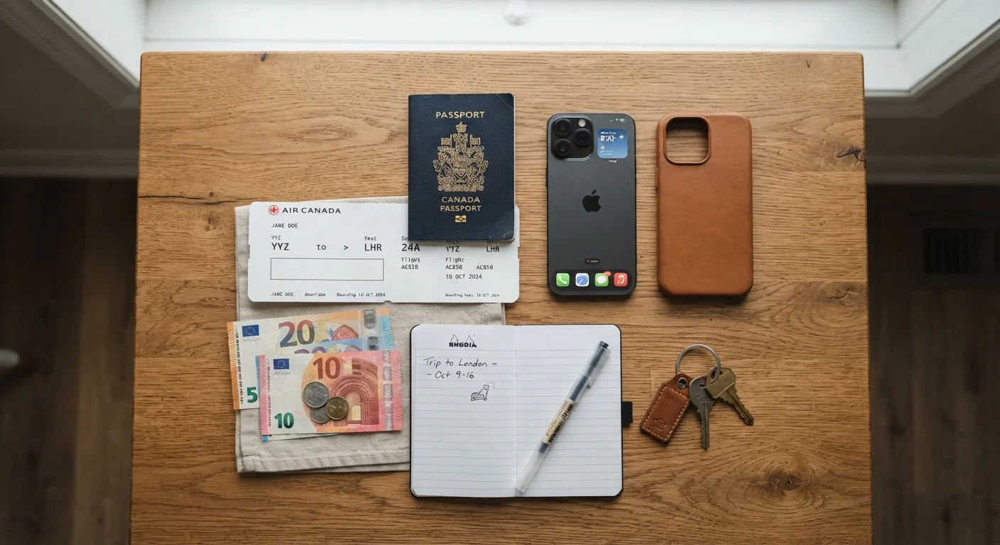 Pre-Departure Checklist: What to Sort Before You Leave Home