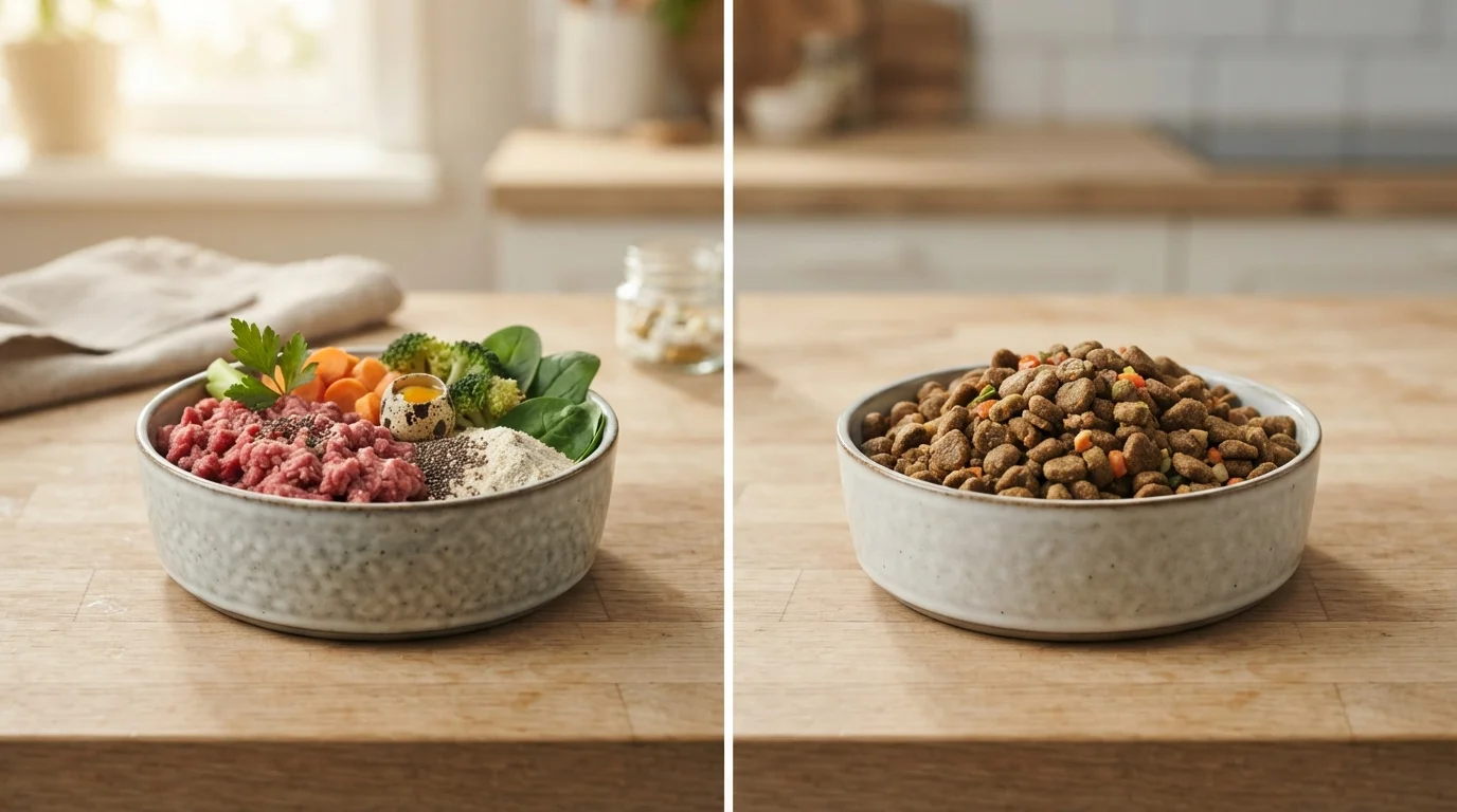 Raw Diets vs. Commercial Pet Food: What the Evidence Says