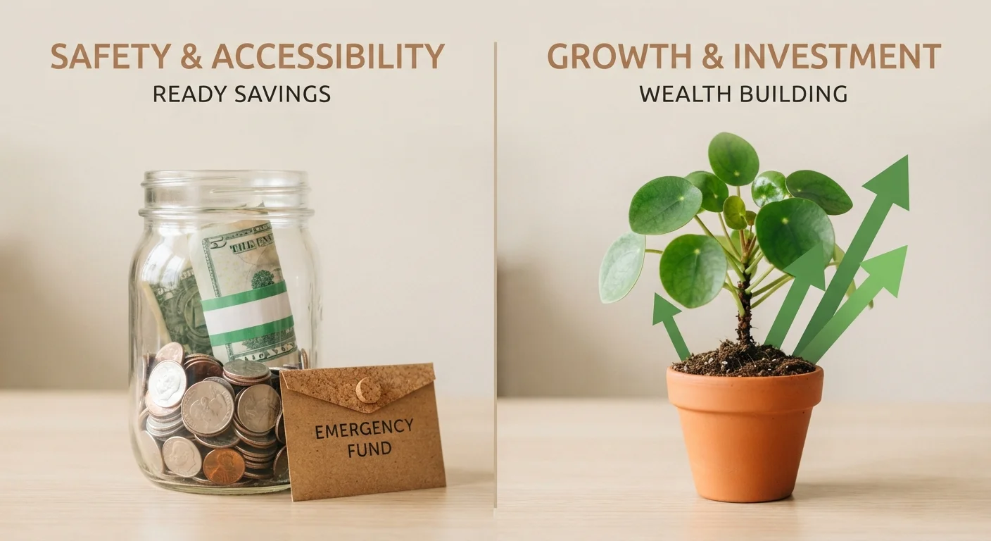 The Difference Between Saving and Investing — and Why It Matters