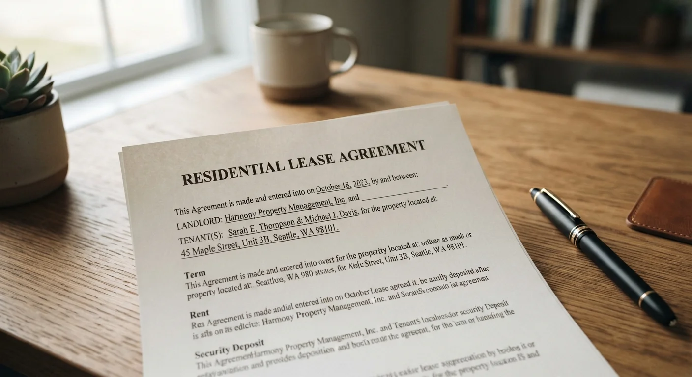 What a Lease Agreement Actually Says — and What to Watch For